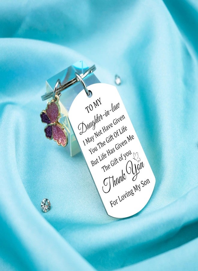 Aisity Daughter In Law Gifts Unique Birthday Gifts for Daughter In Law Birthday Wedding Anniversary Christmas Mothers Day Gift for Daughter-In-Law Keychain Ideas Stocking Stuffers For Women - Image 3